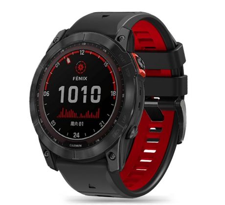 ŘEMÍNEK TECH-PROTECT ICONBAND PRO GARMIN FENIX 3 / 5X / 3HR / 5X Plus / 6X / 6X PRO / 7X BLACK/RED