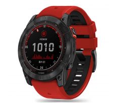 ŘEMÍNEK TECH-PROTECT ICONBAND PRO GARMIN FENIX 5 / 6 / 6 PRO / 7 RED/BLACK