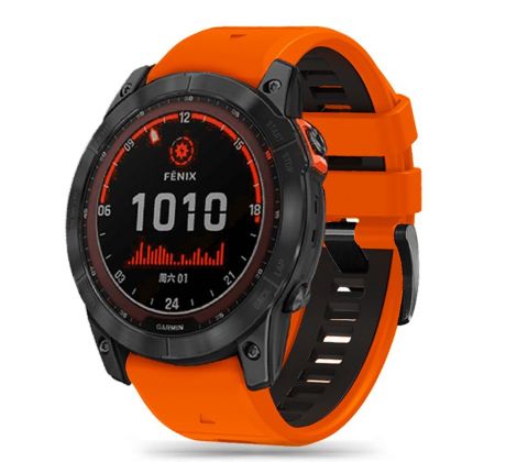 ŘEMÍNEK TECH-PROTECT ICONBAND PRO GARMIN FENIX 5 / 6 / 6 PRO / 7 ORANGE/BLACK