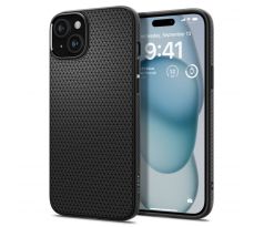 KRYT SPIGEN LIQUID Air iPhone 15 MATTE BLACK