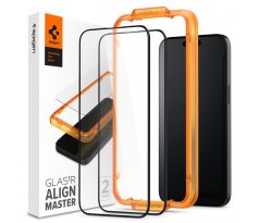 OCHRANNÉ TVRZENÉ SKLO SPIGEN ALM GLASS FC 2-PACK iPhone 15 BLACK