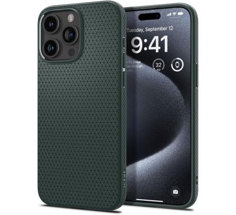 KRYT SPIGEN LIQUID Air iPhone 15 Pro ABYSS GREEN