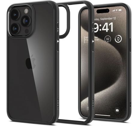 KRYT SPIGEN ULTRA HYBRID iPhone 15 Pro Max MATTE BLACK