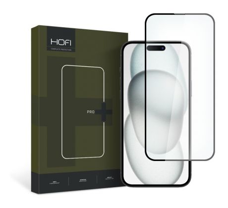 OCHRANNÉ TVRZENÉ SKLO HOFI GLASS PRO+ iPhone 15 BLACK