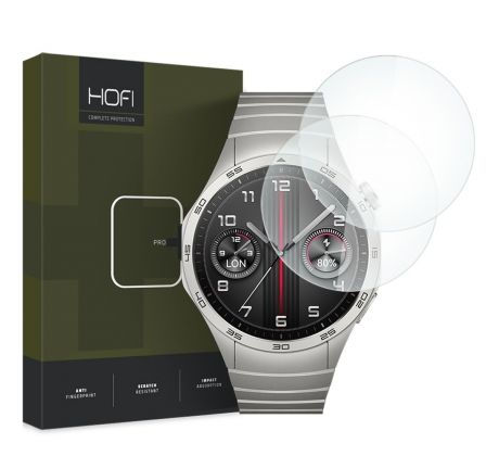 2KS V BALENÍ, SET 2 OCHRANNÝCH SKEL HOFI GLASS PRO+ 2-PACK HUAWEI WATCH GT 4 (46 mm) CLEAR