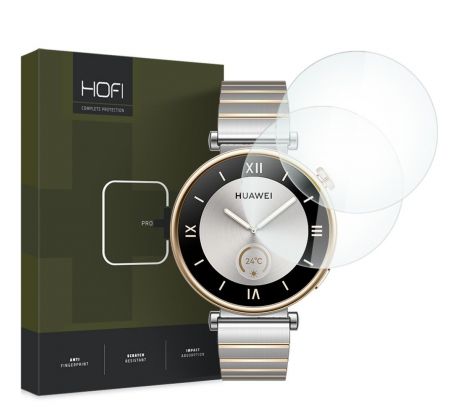 2KS V BALENÍ, SET 2 OCHRANNÝCH SKEL HOFI GLASS PRO+ 2-PACK HUAWEI WATCH GT 4 (41 mm) CLEAR