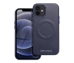 Roar Kožený kryt Mag Case -  iPhone 12  tmavěmodrý