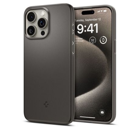 KRYT SPIGEN THIN FIT iPhone 15 Pro Max GUNMETAL