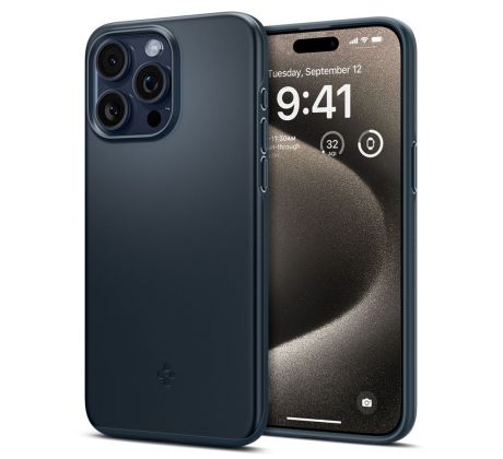 KRYT SPIGEN THIN FIT iPhone 15 Pro Max METAL SLATE