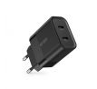 SÍŤOVÁ NABÍJEČKA NA MOBIL A TABLET TECH-PROTECT C20W 2-PORT NETWORK CHARGER PD20W BLACK