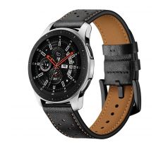 ŘEMÍNEK TECH-PROTECT LEATHER SAMSUNG GALAXY WATCH 42mm BLACK