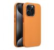 Kožený kryt Mag Cover  iPhone 15 Pro orange