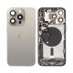 Apple iPhone 15 Pro Max - Zadní housing s předinstalovanými díly (Natural Titanium)