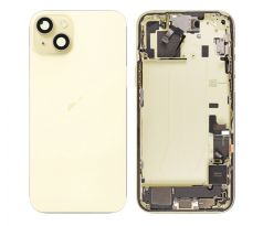 Apple iPhone 15 - Zadní housing s předinstalovanými díly (yellow) 