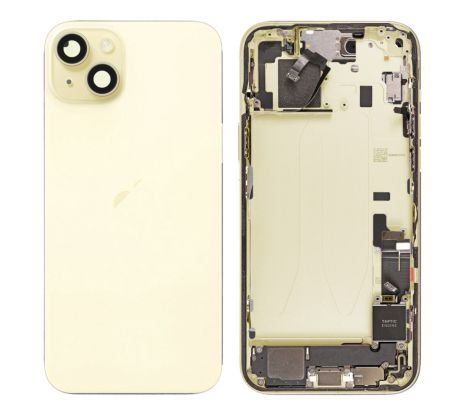 Apple iPhone 15 - Zadní housing s předinstalovanými díly (yellow) 