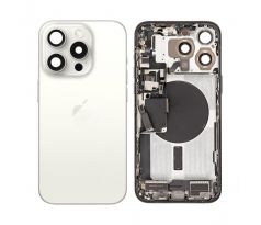 Apple iPhone 14 Pro Max - Zadní housing s předinstalovanými díly (Silver)