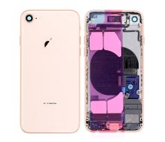 iPhone 8 - Zadní kryt - housing iPhone 8 - zlatý s malými díly