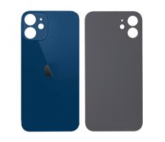 iPhone 12 mini - Sklo zadního housingu se zvětšeným otvorem na kameru BIG HOLE - modré