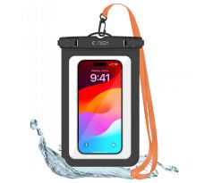 VODĚODOLNÉ POUZDRO TECH-PROTECT UWC9 UNIVERSAL WATERPROOF CASE 8.9 INCH BLACK/ORANGE