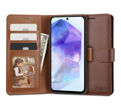 KRYT TECH-PROTECT WALLET SAMSUNG GALAXY A55 5G BROWN