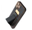 LEATHER Case Kickstand  Samsung Galaxy A25 5G cerný