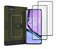 2KS V BALENÍ, SET 2 OCHRANNÝCH SKEL HOFI GLASS PRO+ 2-PACK REALME C67 4G / LTE BLACK