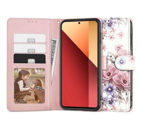 KRYT TECH-PROTECT WALLET XIAOMI REDMI NOTE 13 Pro 4G / LTE BLOSSOM FLOWER