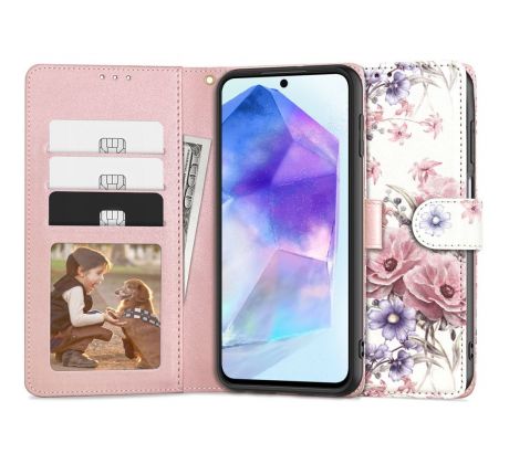 KRYT TECH-PROTECT WALLET SAMSUNG GALAXY A55 5G BLOSSOM FLOWER