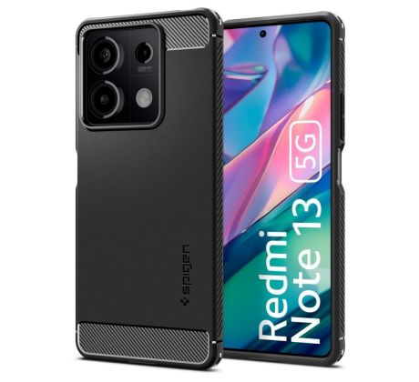 KRYT SPIGEN RUGGED ARMOR XIAOMI REDMI NOTE 13 5G MATTE BLACK