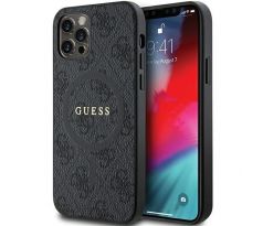 Original   GUESS GUHMP12MG4GFRK  iPhone 12/12 Pro (Compatible with Magsafe / 4G Ring classic logo / cerný)