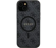 Original   GUESS GUHMS24MG4GFRK  Samsung S24 Plus (Compatible with Magsafe / 4G Ring classic logo / cerný)