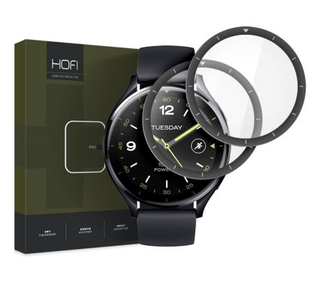 2KS V BALENÍ, SET 2 HYBRIDNÍCH SKEL HOFI HYBRID PRO+ 2-PACK XIAOMI WATCH 2 BLACK