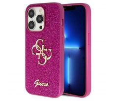 Original   GUESS GUHCP15LHG4SGU  iPhone 15 Pro (Fixed Glitter Big 4G / fialový)