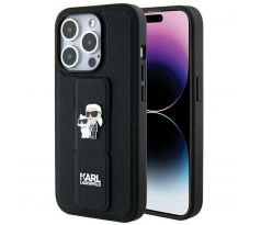 Original   KARL LAGERFELD KLHCP13XGSAKCPK  iPhone 13 Pro Max (Gripstand Saffiano KC PIN / cerný)