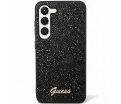 Original   GUESS GUHCS24LHGGSHK  Samsung S24 Ultra (Glitter  Script / cerný)