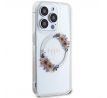 Original   GUESS GUHMP15XHFWFCT  iPhone 15 Pro Max (Compatible with Magsafe / Flowers Wreath / prusvitný)