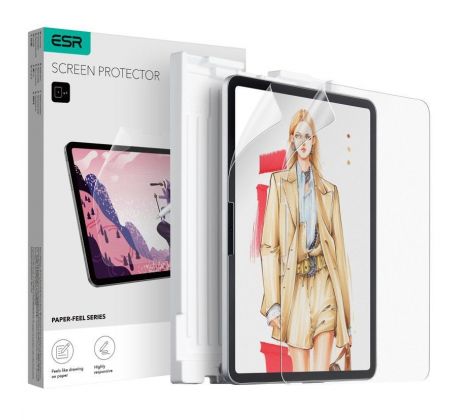 2KS V BALENÍ, SET 2 FÓLII ESR PAPER FEEL 2-PACK iPad PRO 11 5 / 2024 MATTE CLEAR