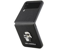 Original   KARL LAGERFELD KLHCZF4SAKCNPK  Samsung Z Flip 4 (Saffiano K&C PIN  / cerný)