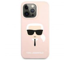 Original   KARL LAGERFELD KLHCP13LSLKHLP  iPhone 13 Pro (Silicone K. Head /  ružový)