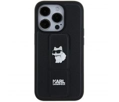 Original   KARL LAGERFELD KLHCN61GSACHPK  iPhone 11 (Gripstand Saffiano choupette PIN / cerný)