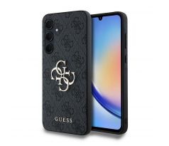 GUESS   Samsung Galaxy A35 GUHCSA354GMGGR (PU Big 4G Metal Logo) cerný