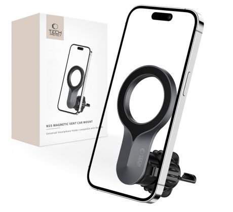 DRŽÁK DO AUTA TECH-PROTECT N55 MAGNETIC MAGSAFE VENT CAR MOUNT BLACK