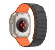 ŘEMÍNEK TECH-PROTECT ICONBAND MAGNETIC APPLE WATCH 4 / 5 / 6 / 7 / 8 / 9 / SE / ULTRA 1 / 2 (42 / 44 / 45 / 49 mm) BLACK/ORANGE