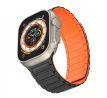 ŘEMÍNEK TECH-PROTECT ICONBAND MAGNETIC APPLE WATCH 4 / 5 / 6 / 7 / 8 / 9 / SE / ULTRA 1 / 2 (42 / 44 / 45 / 49 mm) BLACK/ORANGE