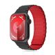 ŘEMÍNEK TECH-PROTECT ICONBAND MAGNETIC APPLE WATCH 4 / 5 / 6 / 7 / 8 / 9 / SE / ULTRA 1 / 2 (42 / 44 / 45 / 49 mm) BLACK/RED