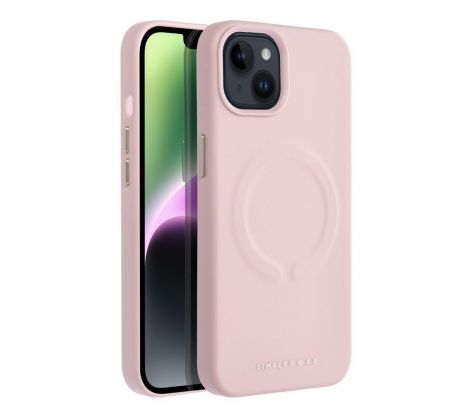 Roar Kožený kryt Mag Case -  iPhone 13 Pro    ružový purpurový