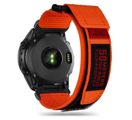 ŘEMÍNEK TECH-PROTECT SCOUT PRO GARMIN FENIX 5 / 6 / 6 PRO / 7 ORANGE