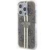 Original   GUESS GUHCP15MH4PSEGW  iPhone 15 Pro (4G Gold  Stripe / hnedý)