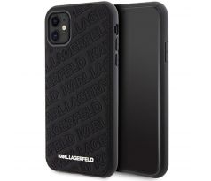 Original   KARL LAGERFELD KLHCN61PQKPMK  iPhone 11 (Quilted K Pattern / cerný)