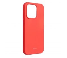 Roar Colorful Jelly Case -  iPhone 15 Pro oranžovoružový